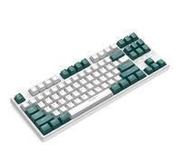 75% Clavier Mécanique de Jeu Sans Fil, Tri-mode - BT5.0/2,4 GHz/Filaire USB, TKL 80% Compacte 87 Touches, Éclairage RVB LIGHTSYNC, Hot Swappable Clicky Tactile Switch, Rechargeable 3000mAh - Vert