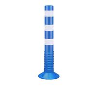 75 CM Sécurité Bollard, Barrière De Stationnement, Postes De Délimitation Pour Le Terrain De Rues, Côte De Prudence Flexible(Blue,1pcs)