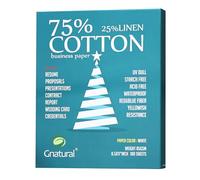 75% cotton 25% linen paper,85gsm inkjet laser printing paper,A4 210 * 297mm white color,100sheets waterproof cotton paper