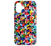 75 Drapeaux du Monde, Drapeaux du Monde Coque pour iPhone 16