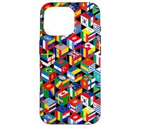 75 Drapeaux du Monde, Drapeaux du Monde Coque pour iPhone 16 Pro