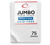 75 feuilles de papier soie sans acide Blanc Jumbo 750 1000 x 1000 x 3 mm (Lot de 25)