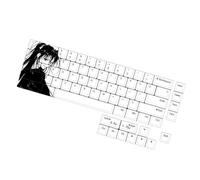 75-Key Keycap Set Avec Hauteur Originale Longue Durée 5 Sides Colorant Sublimation Pour Clé de Joueur de Clavier Mécanique