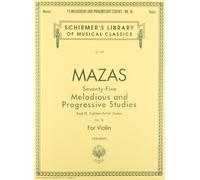 75 Melodious And Progressive Studies, Op. 36 - Book 3: Artist's Studies