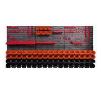 75 pcs. Boîtes, Étagère murale pour système de rangement 1728 x 780 mm, Porte-ou