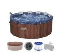 75" x 27,5"/1,90 MX 70 cm Toronto ThermaCore UltraFit Smart AirJet 7 Rond en Bois Marron