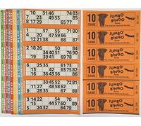750 10 PAGE GAMES JUMBO BINGO TICKETS 6 TO VIEW JUMBO BINGO BOOKS