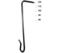 750 CROCHETS D'ARDOISE 2,7 X 110 INOX 17% - ASLAFIX - HOOK1102