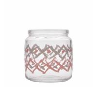 750 ml en verre avec bouchon en liège 'Giara', motif : Manolibera rosa, ouverture : liège