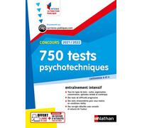 Elisabeth Simonin – 750 tests psychotechniques – Concours 2021/2022, Catégories B et C N°43 (IFP)