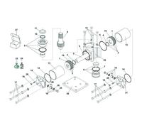 750 - verin hydraulique standard ouverture 100° (avant 2003) - FAAC 108757