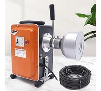 750 W 400 tr/min Machine électrique de nettoyage de canalisations Longueur de nettoyage 20 m Machine de nettoyage haute pression Appareil de nettoyage de tuyaux Déboucheur de canalisations Déboucheur