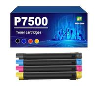 7500 Cartouche De Toner Compatible avec Les Imprimantes pour Xerox Phaser 7500 7500DN 7500DNZ 7500DT 7500DX Et 7500N. Rendement Jusqu'à 19 800/17 800 Pages,4 Colors-1 Set