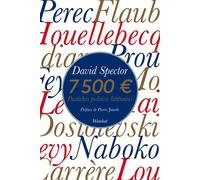 7500 euros - Pastiches politico-littéraires - David Spector - Wombat - broché - Nouvelles