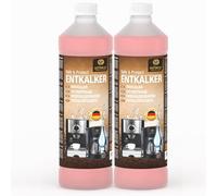750ml Détartrant + 750ml Nettoyant pour système laitier pour machines à café automatiques et cafetières, pour tous appareils et marques - Coffeeano