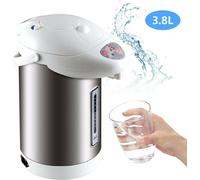 750W 3,8L Bouilloire électrique en acier inoxydable Distributeur d'eau chaude Bouilloire pour vin chaud Distributeur d'eau Machine à thé (or)