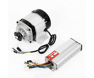 750W 48V Moteur électrique de Tricycle vélo sans Balai Moteur Velo Electrique avec Contrôleur Compatible avec Une Large Gamme de véhicules Scooter Go Kart Réduction ATV