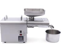 750W Huilier électrique en acier inoxydable avec 2 modes Presse à huile automatique Extracteur de jus chaud Presse à huile froide Moulin à huile pour arachide Soja Colza