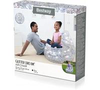 Bestway Fauteuil Gonflable Multicouleur 72 x 72 x 64 cm Paillettes