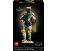LEGO Star Wars 75455 Le Retour du Jedi Boba Fett - Set Adulte - Figurine avec Armure Beskar, Blaster & Minifigurine de Chasseur de Primes - Décoration de Bureau - Cadeau pour Fan du Retour du Jedi