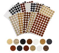 756 Cache-vis en PVC - 14 styles, imperméables, autocollants texturés en bois pour armoires murales et vis de bureau