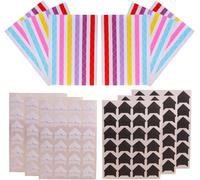 756 Pièces De Coins Photo Autocollants En Noir, 12 Feuilles De Papier, Parfaits Pour Les Albums Photos, Scrapbooking, Journaux Diy Et Plus! Ajoutez Une Touche Personnelle À Vos Souvenirs,