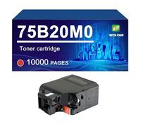 75B20K0 75B20C0 75B20M0 75B20Y0 Cartouche De Toner Compatible pour L'imprimante pour Lexmark CS727DE CX727DE CS728DE, 13000 / 10000 Pages,Magenta-1 Pack