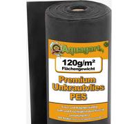 75m² de non-tissé de jardin Non-tissé de désherbage Non-tissé de paillage Tissu de sol Non-tissé géotextile 120g 1m de large