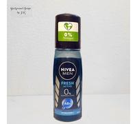 75ml Nivea Men Frais Active Atomiseur Déodorant 0% Aluminium 48h Protection