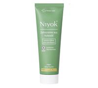 Niyok Dentifrice à l'huile de coco – menthe poivrée et citron 75 ml