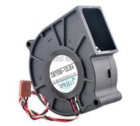 75mm DC12V 0.25A 3-Pin Double Ball Bearing Centrifugal Blower Fan for Computer Chassis - Model DB7530-12LBA