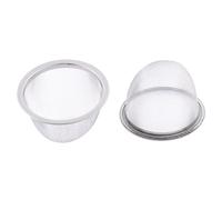 75mm diamètre en acier inoxydable maille ronde Thé Panier crépine 2 pcs