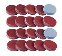 75mm Disques abrasifs grain 80 100 180 240 600 800 1000 1200 2000 3000 VÉZAAR disques de ponçage papier, 200 Pièces