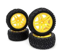 75mm Pneus Rallye pour Tamiya pour Associated pour Exceed 1/10 | RC Car Améliorations : pneus rally 75mm en caoutchouc pour adhérence tout-terrain et performance. RC Crawlers Pneus