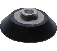 75mm Silicone rouge plat ventouse G 1/4 pouce course femelle 5mm double lèvre de sécurité