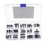 75pcs 15 Types Network Resistor Assorted Pack Kit 1 x 9pin 101 221 471 681 102 222 472 682 103 153 203 273 473 683 104 With box MQXFCZUX