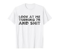 75th Birthday Awesome 75 Years Old Funny Mom Dad Humour T-Shirt