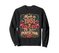 75th Birthday Made in 1951 Tropical Flamingo 75 Year Old Sweatshirt