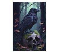 75x50cm/1000pcs Casse-têtes pour Adolescents Raven in The Forest Puzzle pour Adultes : Un Jeu De Réflexion Amusant Et Humoristique pour Un Anniversaire Ou Noël 75x50cm/1000pcs