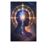 75x50cm/1000pcs Puzzle Esoteric Zen Universe V1 Puzzle pour Adultes Jeux Relaxants Améliore La Mémoire Cadeaux Uniques d'anniversaire Et De Noël 75x50cm/1000pcs