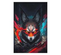 75x50cm/1000pcs Puzzle pour Adolescents A Kitsunes Fiery Allure Puzzle pour Adultes - Jouet Anti-Stress - Cadeau Souvenir pour Les Amis Et La Famille 75x50cm/1000pcs