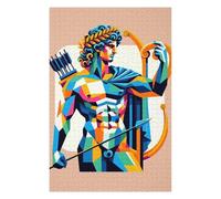 75x50cm/1000pcs Puzzle pour Adolescents Apollo God of Oracles WPAP Puzzles pour Adolescents - Jouets Anti-Stress - Une Œuvre d'art - Activités Amusantes À La Maison 75x50cm/1000pcs