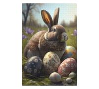 75x50cm/1000pcs Puzzle pour Adolescents Easter Bunny IV Puzzles pour Adolescents - Jouets Anti-Stress - Une Œuvre d'art - Activités Amusantes À La Maison 75x50cm/1000pcs