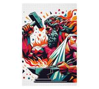 75x50cm/1000pcs Puzzle pour Adolescents Hephaistos God of Fire Puzzle pour Adultes - Jeu De Réflexion, Analyse Et Logique - Difficile Et Stimulant 75x50cm/1000pcs