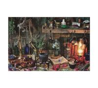 75x50cm/1000pcs Puzzle pour Adolescents Herbal Magic A Witch's Altar Setup Puzzle pour Adultes - Jouet Anti-Stress - Cadeau Souvenir pour Les Amis Et La Famille 75x50cm/1000pcs