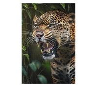75x50cm/1000pcs Puzzle pour Adolescents Jaguar in The Jungle -3 Puzzle pour Adultes - Jeux De Construction - Analyse Et Logique - Interaction Parent-Enfant 75x50cm/1000pcs