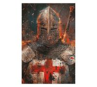 75x50cm/1000pcs Puzzle pour Adolescents Knights of The Holy Order Casse-tête pour Adultes, Jeu De Réflexion, Découpe De Précision, Jeu Stimulant, Cadeaux 75x50cm/1000pcs
