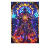 75x50cm/1000pcs Puzzle pour Adolescents Stained Glass Mage Puzzles pour Adolescents : Jeux Amusants, Passe-Temps Stimulant À Compléter
