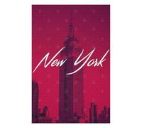 75x50cm/1000pcs Puzzle pour Adultes Big Apple Puzzle - Jeux Relaxants - Améliorez Vos Souvenirs - Offrez-Le en Cadeau À Toute La Famille 75x50cm/1000pcs