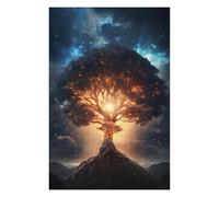 75x50cm/1000pcs Puzzles Glowing Tree of Life Art Puzzle Adulte Jeu Manuel Course De Vitesse Cadeaux Uniques pour Anniversaire Et Noël 75x50cm/1000pcs